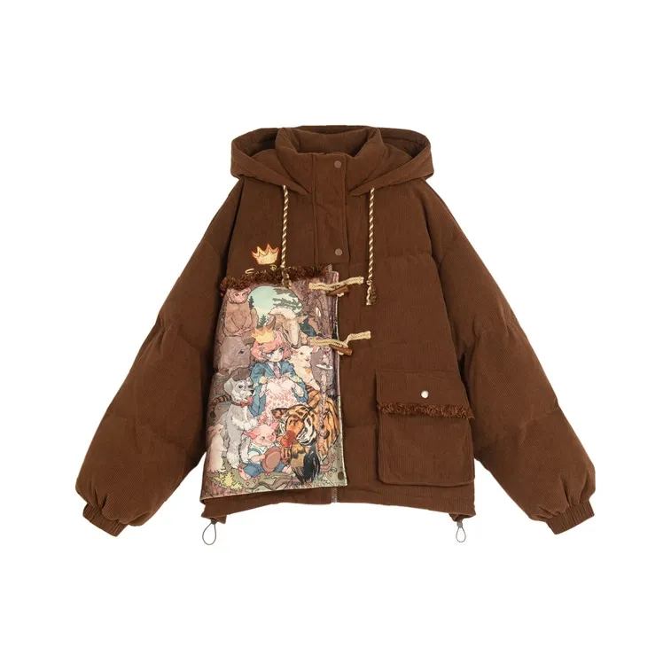 SNBL Down Jackets Women's Brown-0