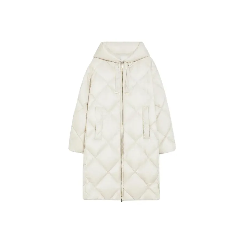 MaxMara Trefe Zip Up Drawstring Parka-0
