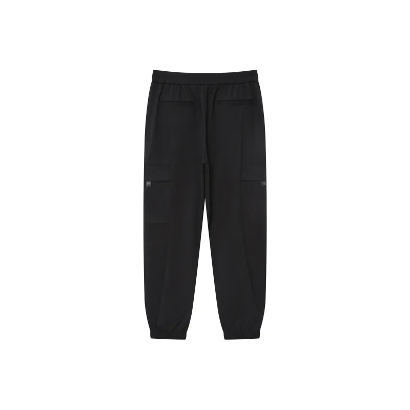 Cabbeen Casual Pants Men's Coal Black-1