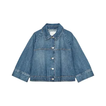 ZARA Trf Jackets Coats Women's Blue