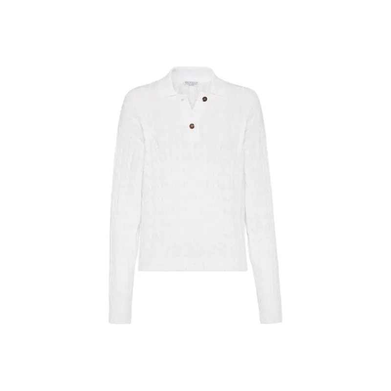 Brunello Cucinelli Sequin Embellished Straight Hem Jumper-0