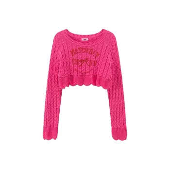 CHUU Knitwear Women's Dark Rose Red