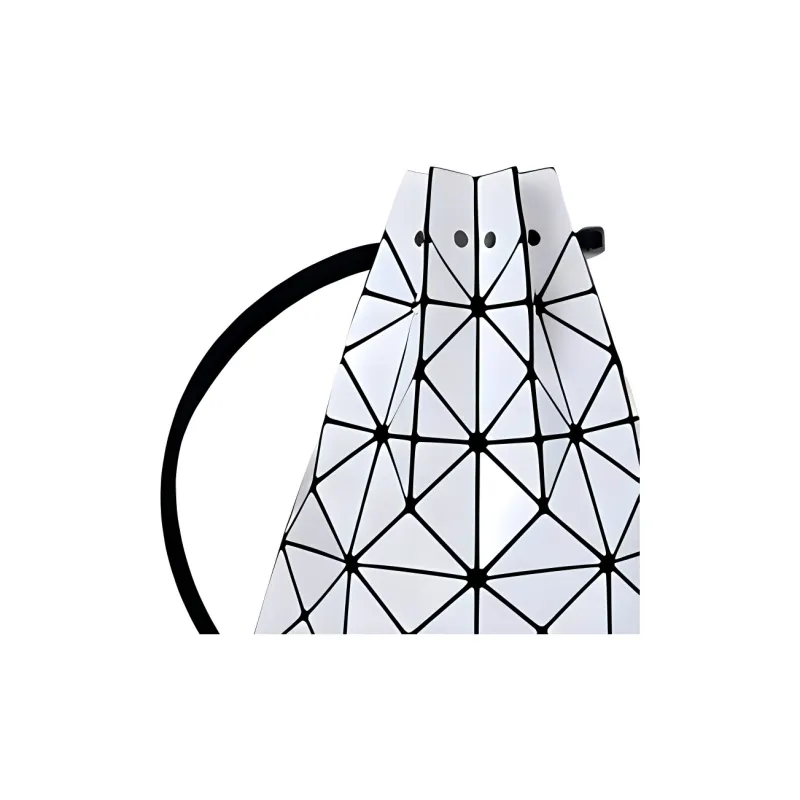 ISSEY MIYAKE Polyester Handbag, Shoulder Bag, Crossbody Bag Mini Women's White-1