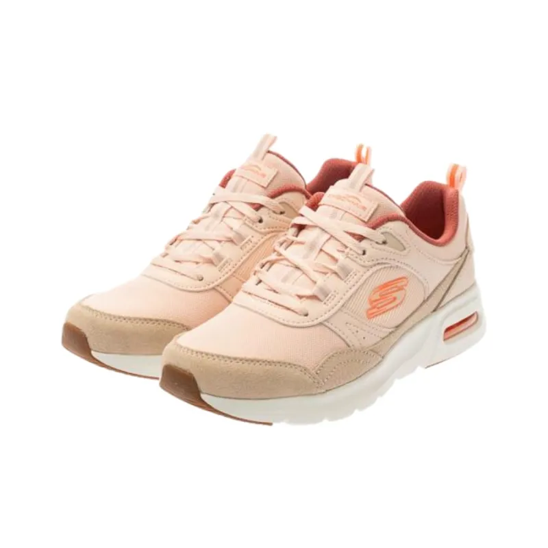 Skechers Skech Air Court Low Top Casual Shoes Women's Dusty Pink-2