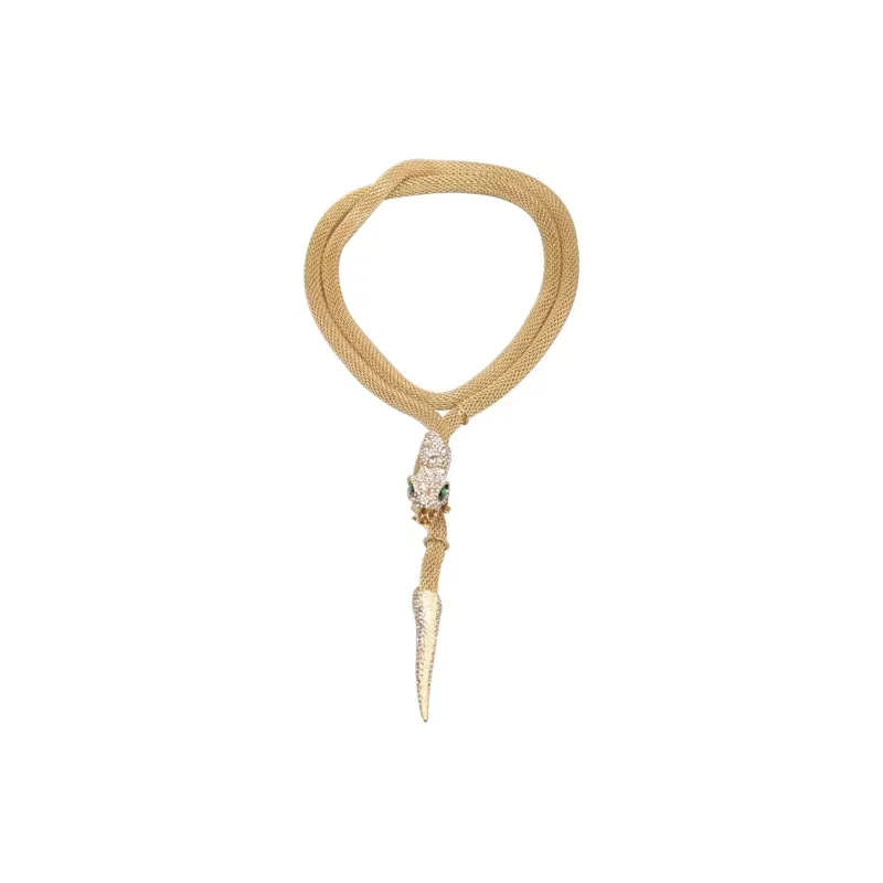 KING OF BLING Alloy With Zircon Necklaces Women's-6