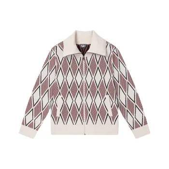 FILA Cardigan Jackets Coats Women's Light Pink Wheat