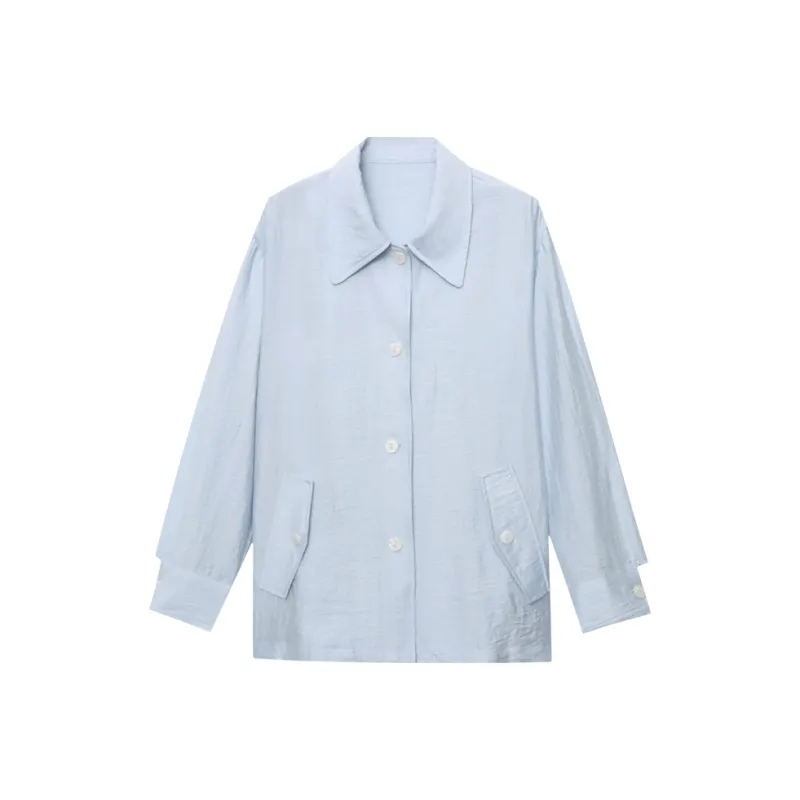 CHARM PICK Shirts Women's Blue-0