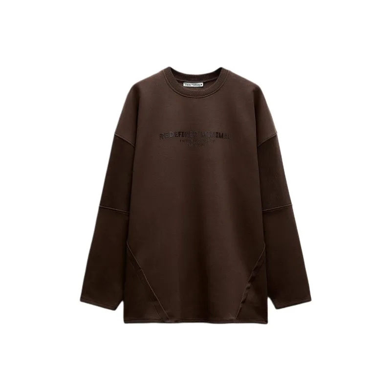 ZARA Sweatshirts Women's Brown-0