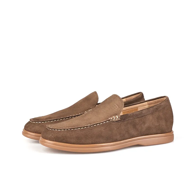 BOSSSUNWEN Loafers Men's Charred Coffee Brown-1