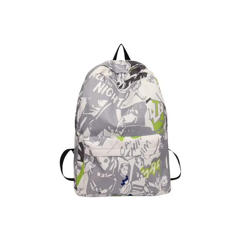 HCXK Nylon Backpack Unisex White/Gray-6