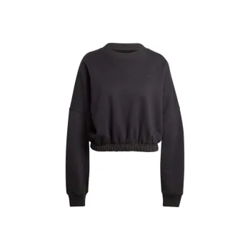 Adidas Originals Essential PREMIUM ESSENTIALS OVERSIZED SWEATSHIRT Women's Black