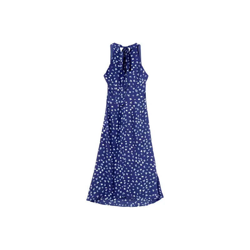 WESTLINK Sleeveless Dress Women's Vintage Blue-1