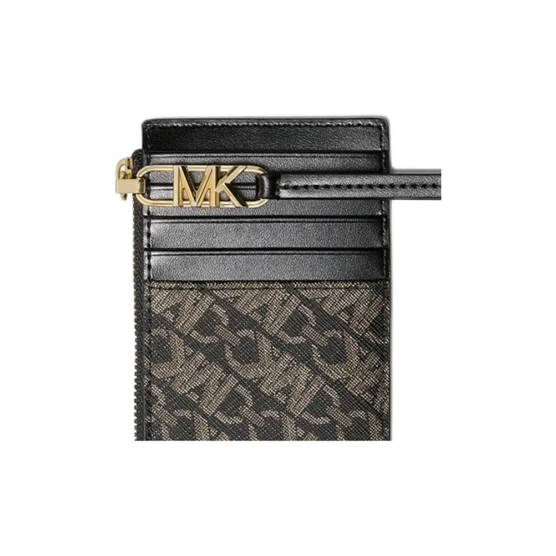 MICHAEL KORS Empire Small Metallic Card Case-3