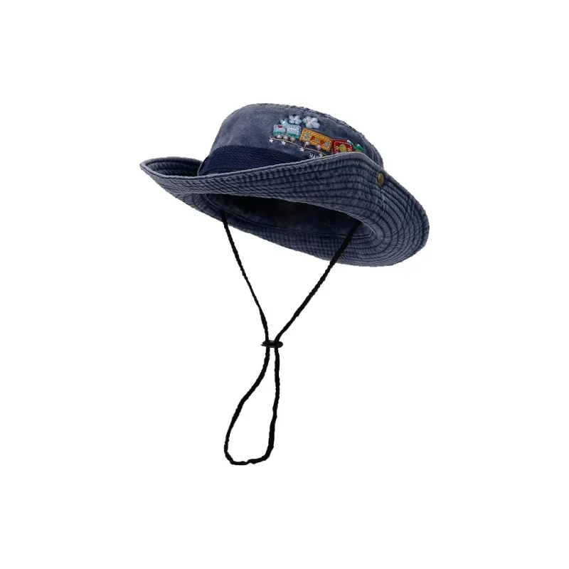 VIVIWELL Denim Bucket Hats Unisex-3