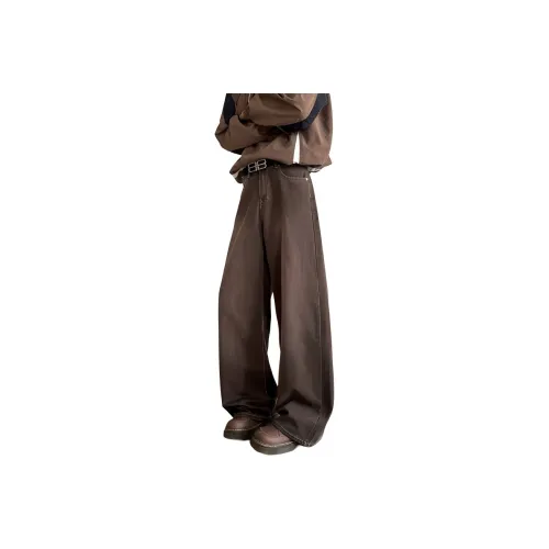 BENGEN Jeans Unisex Brown