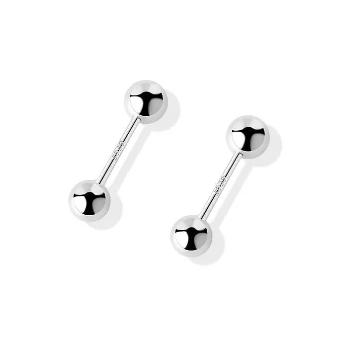 Daisy Dream 999 Fine Silver Stud Earrings Unisex-5