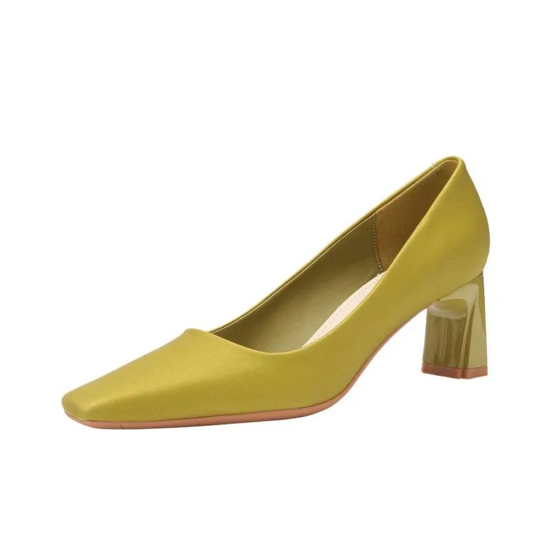 DAPHNE High Heels Women's Black/Green/Pink/Apricot-10