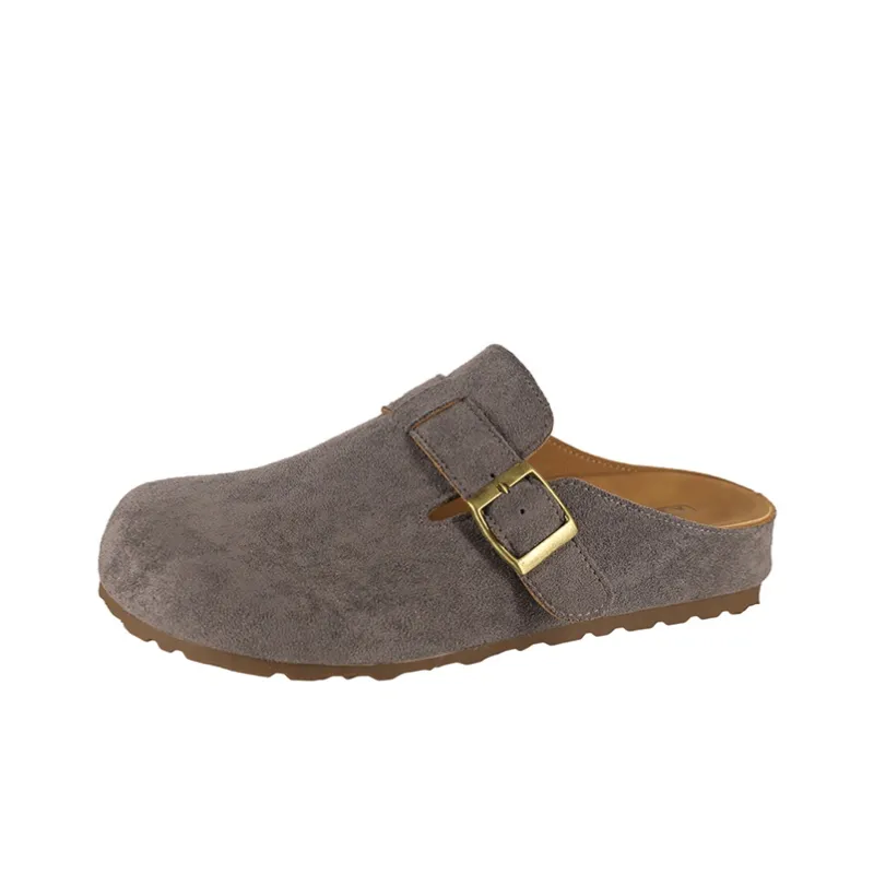 AFJI Rubber Sole Odor Resistant Closed Toe Slippers Women's-12