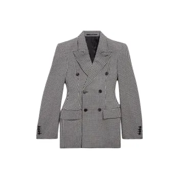 Balenciaga Jackets & Coats Women's Black White