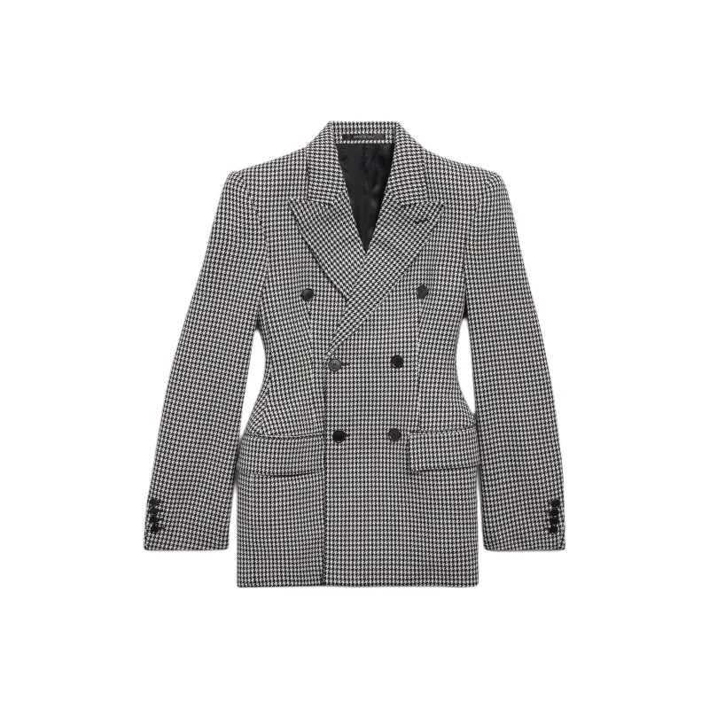 Balenciaga Jackets & Coats Women's Black White-0