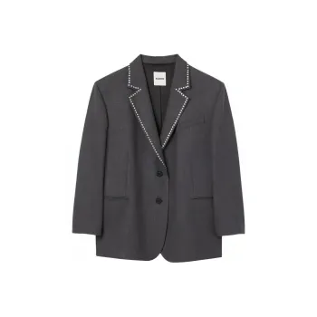 Sandro Business Suits Women's Dark Gray