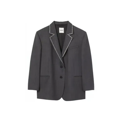 Sandro Business Suits Women's Dark Gray
