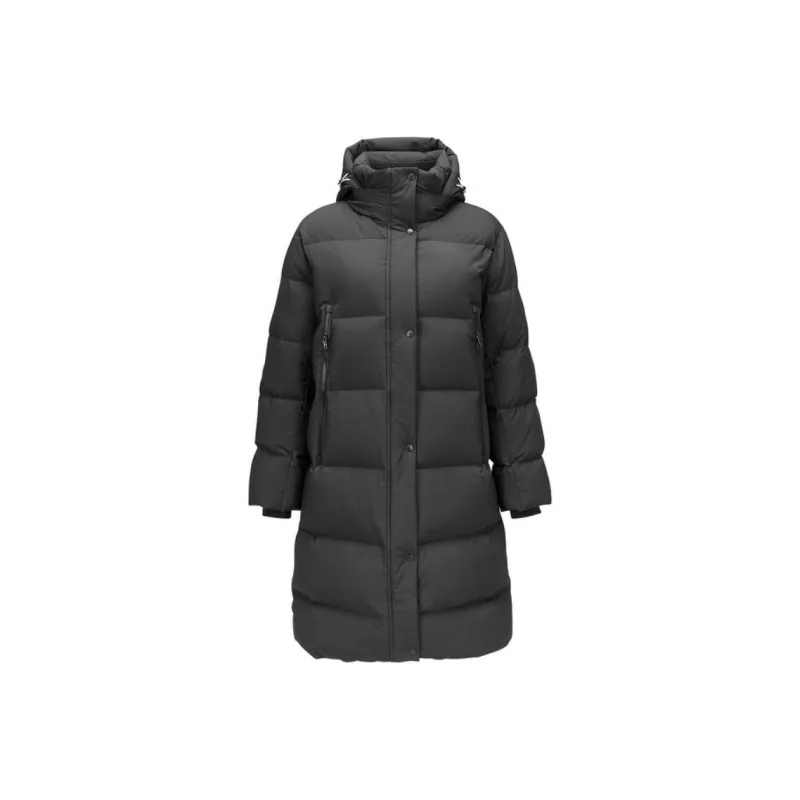 Skechers Comfort Sports Series Down Jacket Women's Carbon Black-0