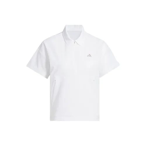 adidas guide GO TO SS25 Polo Shirt Women's White