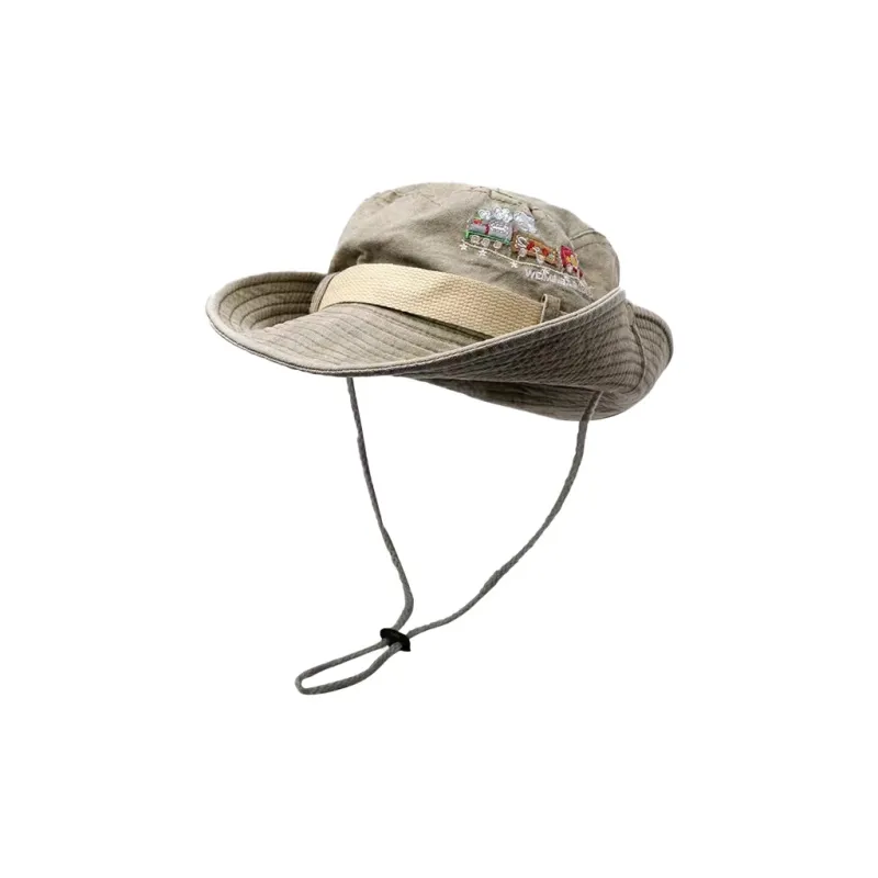 VIVIWELL Denim Bucket Hats Unisex-4