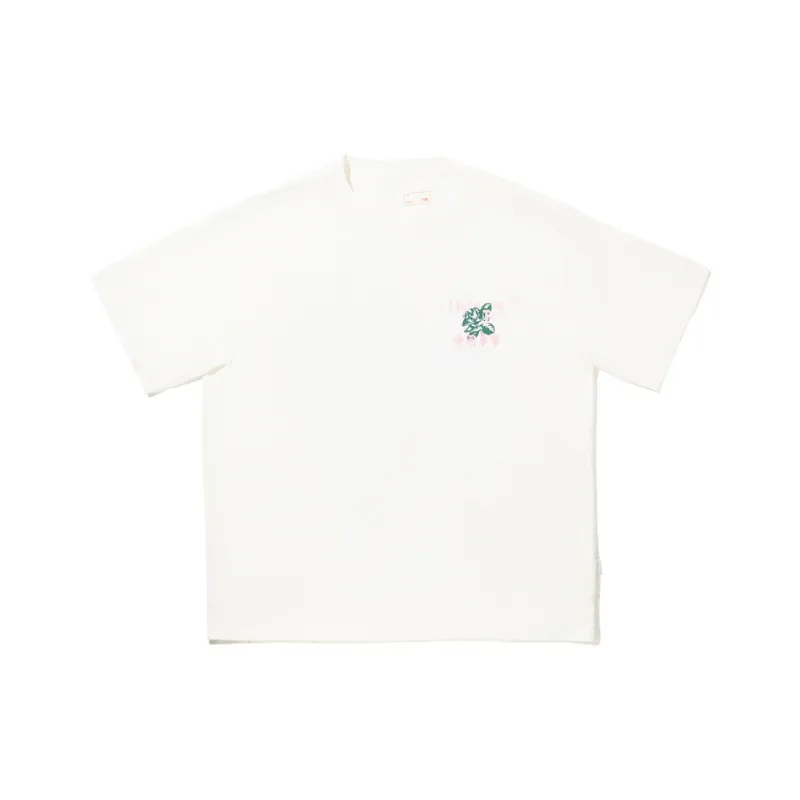 LiNing T Shirt Men's Champagne White-0