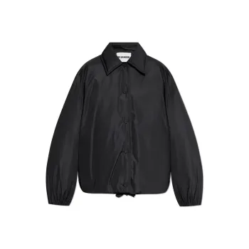 JIL SANDER Buttoned Padded Bomber Jacket