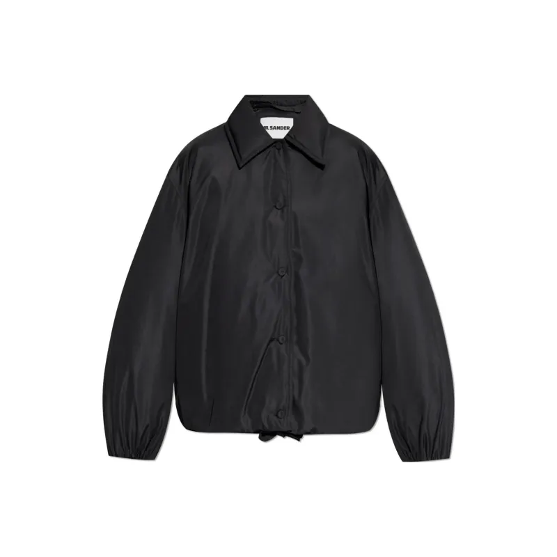 JIL SANDER Buttoned Padded Bomber Jacket-0