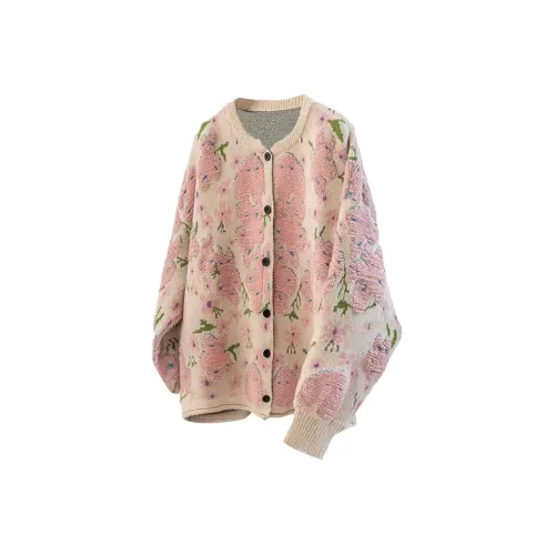 SECFLY OFFICIAL Top Knitwear Women's Pink