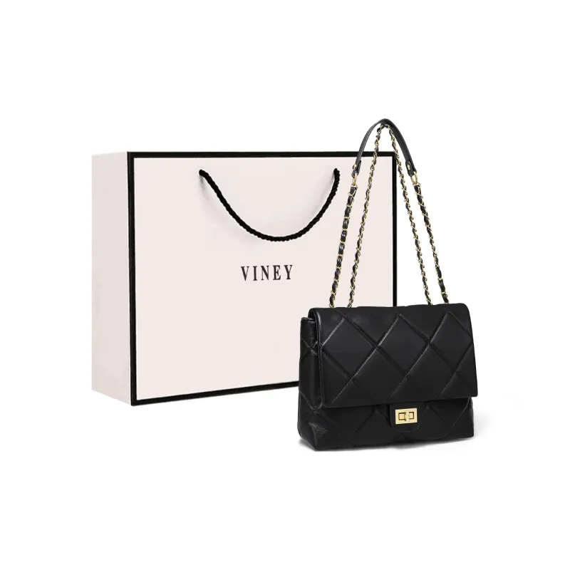 VINEY Synthetic Leather Crossbody Bag, Shoulder Bag Regular Women's Black-0