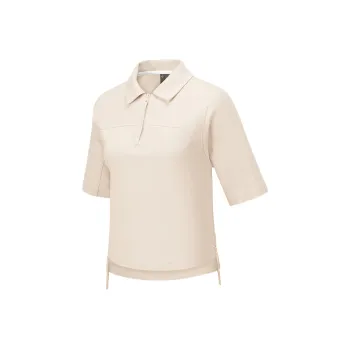 Skechers Mountain And Wild Outdoor Series Polo Shirt Women's Egg White