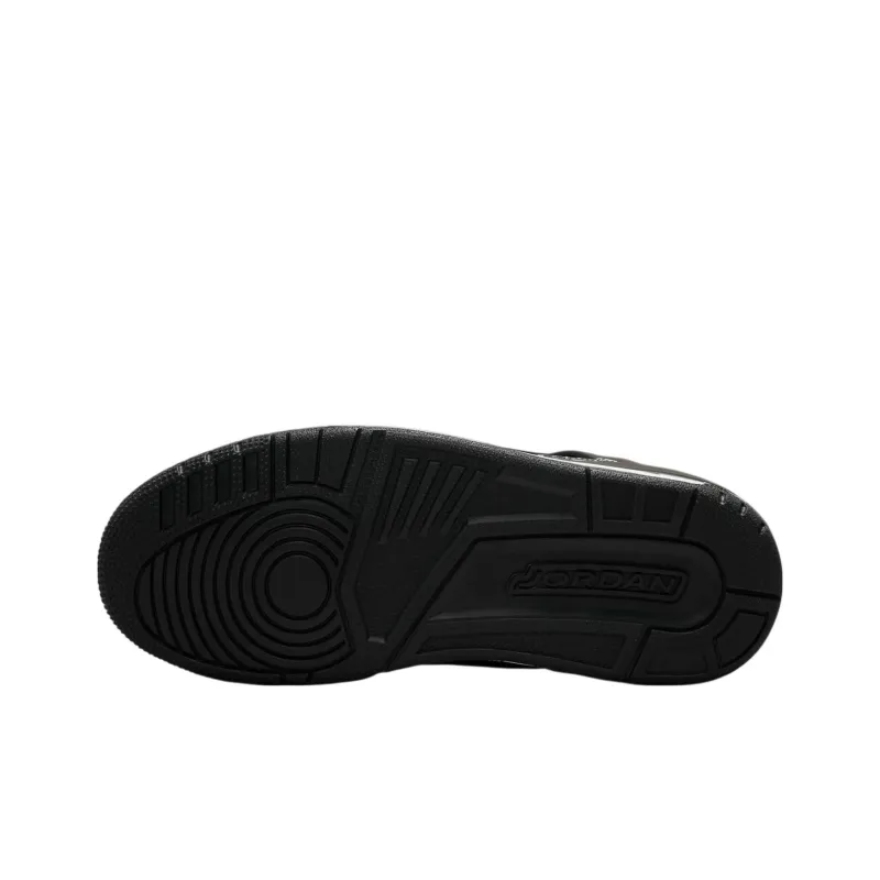 Jordan Spizike Anti Slip Wear Resistant Low Top Vintage Basketball Shoes Unisex Black-5
