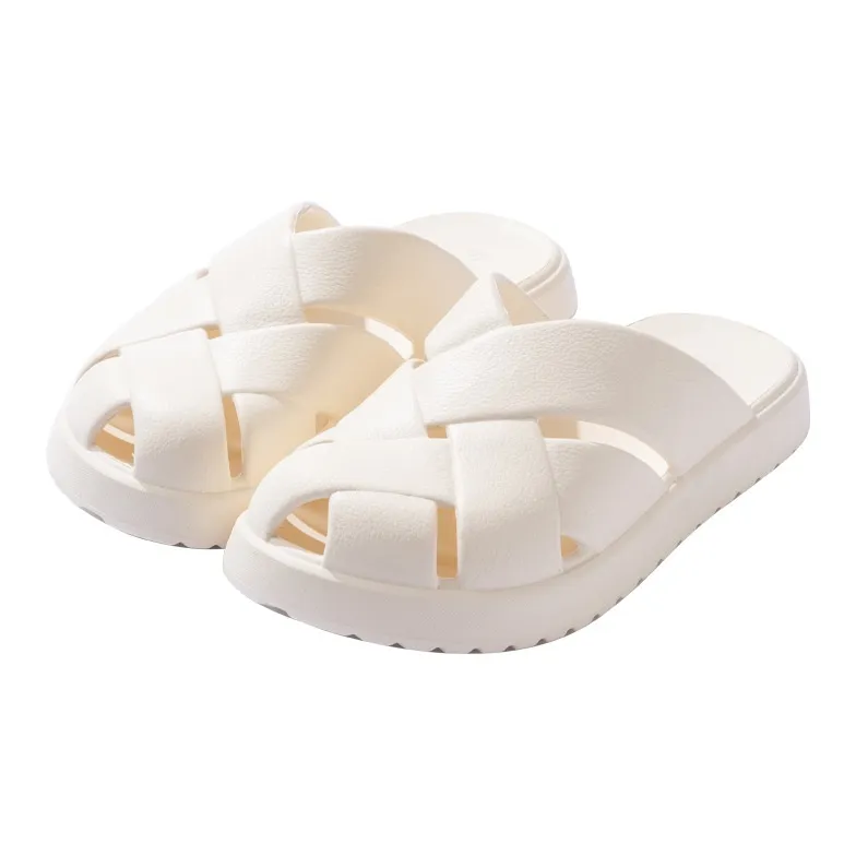 ALPLUME Slippers Dark Brown, White, Light Coffee-0