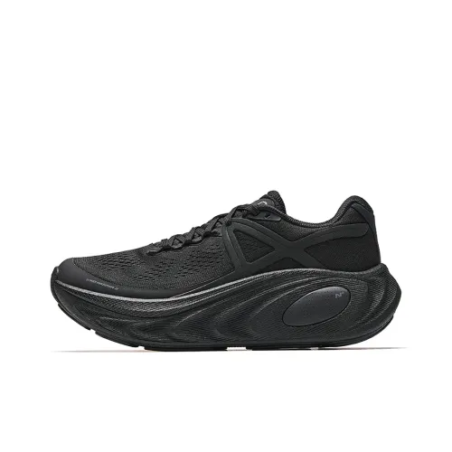 Anta Riding The Wind 2 Anti Slip Wear Resistant Low Top Casual Running Shoes Women's Basic Black