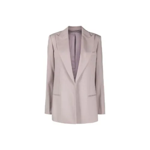 Helmut Lang Business Suits Women's Light Gray