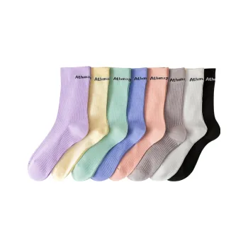 Yalu Mid Calf Socks Women's 8 Pack