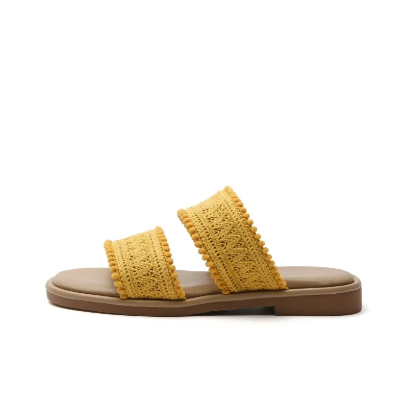 STELLA WEISZ Rubber Sole Slip Resistant Abrasion Resistant Slide Slippers Women's-0