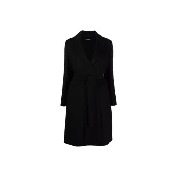'S MAX MARA Nina Belted Virgin Wool Coat