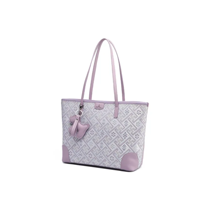 MISS GAIL Synthetic Leather Shoulder Bag Regular Women's Purple-5