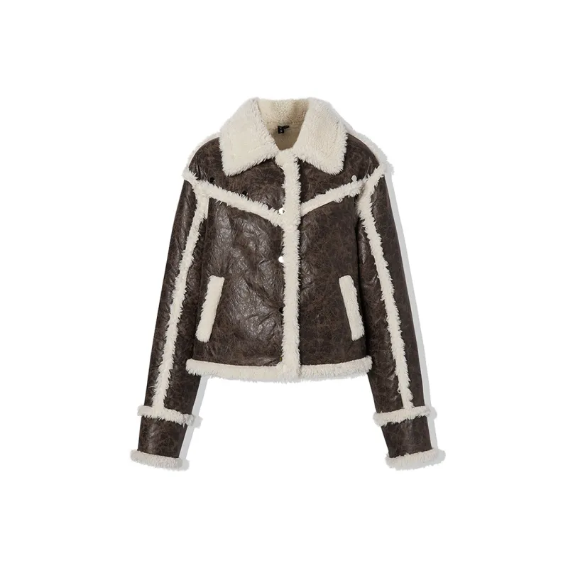 LA CRAWFISH Jacket Women's Coffee-0