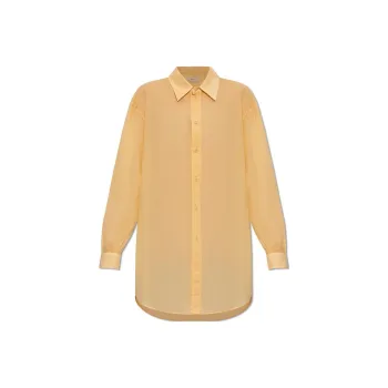 Lemaire Semi Sheer Long Sleeved Buttoned Shirt