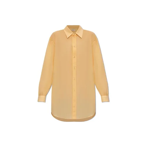 Lemaire Semi Sheer Long Sleeved Buttoned Shirt