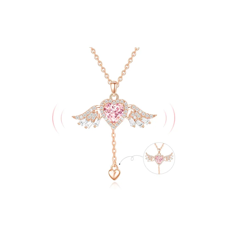 Lao Feng Xiang S925 Silver Necklaces Women's-0