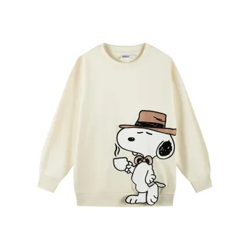 FUN Fun X Snoopy SS24 Sweatshirt Unisex White Tea