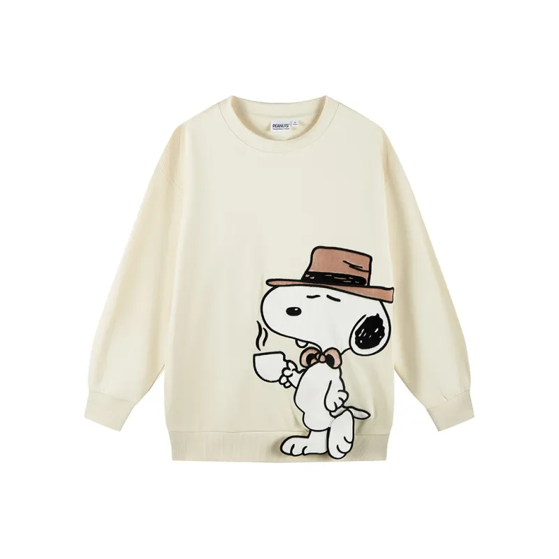 FUN Fun X Snoopy SS24 Sweatshirt Unisex White Tea-0