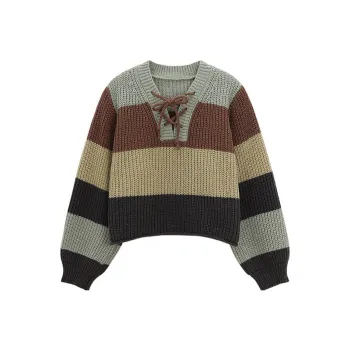 PAIN OR PLEASURE Knitwear Women's Gray Green